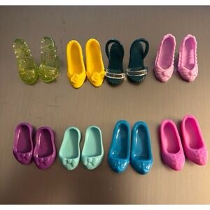 Lot of 8 Disney Princess Royal Shimmer Shoes